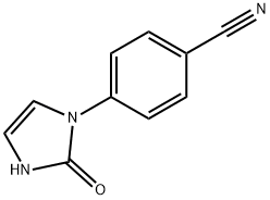 4-(2-oxo-2,3-dihydro-1H-imidazol-1-yl)benzonitrile Structure