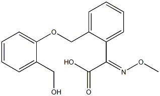 (E)-2-(2-((2-(hydroxymethyl)phenoxy)methyl)phenyl)-2-(methoxyimino)acetic acid 구조식 이미지