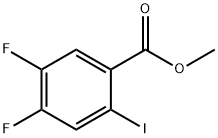 METHYL 4,5-DIFLUORO-2-IODOBENZOATE Structure