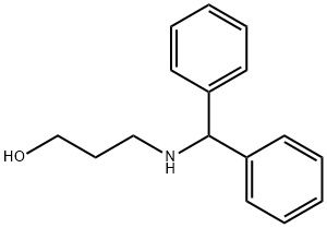 3-[(diphenylmethyl)amino]propan-1-ol Structure