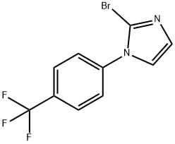 2-bromo-1-(4-(trifluoromethyl)phenyl)-1H-imidazole Structure