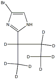 4-Bromo-2-(sec-butyl-d9)-imidazole Structure