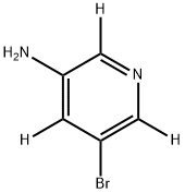 3-Amino-5-bromopyridine-2,4,6-d3 구조식 이미지