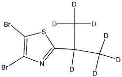 4,5-Dibromo-2-(iso-propyl-d7)-thiazole Structure