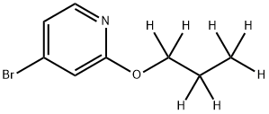 4-Bromo-2-(n-propoxy-d7)-pyridine 구조식 이미지