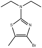 4-Bromo-5-methyl-2-(diethylamino)thiazole Structure