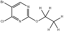 5-Bromo-4-chloro-2-(ethoxy-d5)-pyrimidine Structure