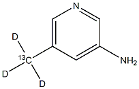 5-(methyl-13C-d3)pyridin-3-amine Structure