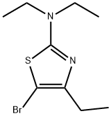 5-Bromo-4-ethyl-2-(diethylamino)thiazole Structure