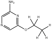 2-Amino-6-(ethoxy-d5)-pyrazine Structure