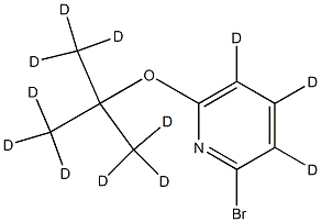 2-Bromo-6-(tert-butoxy)pyridine-d12 구조식 이미지