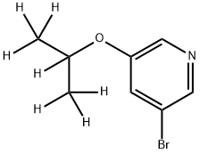 3-Bromo-5-(iso-propoxy-d7)-pyridine Structure