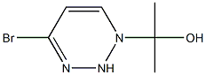 4-Bromo-1-(1-hydroxy-1-methylethyl)-1,2-3-triazine 구조식 이미지