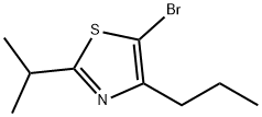 5-Bromo-4-(n-propyl)-2-(iso-propyl)thiazole 구조식 이미지