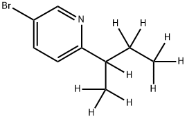 3-Bromo-6-(sec-butyl-d9)-pyridine 구조식 이미지