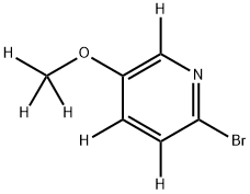 2-Bromo-5-methoxypyridine-d6 구조식 이미지