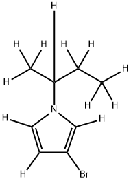 3-Bromo-1-(sec-butyl)pyrrole-d12 Structure