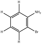 1-Amino-2-bromobenzene-3,4,5,6-d4 구조식 이미지