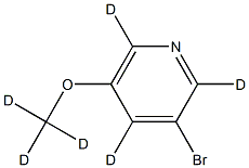 3-Bromo-5-methoxypyridine-d6 Structure