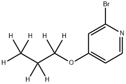 2-Bromo-4-(n-propoxy-d7)-pyridine Structure