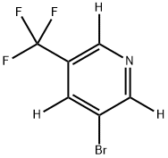 3-Bromo-5-trifluoromethylpyridine-d3 Structure