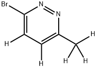 3-Bromo-6-methylpyridazine-d5 Structure