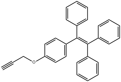 1-(2-Propyn-1-yloxy)-4-(1,2,2-triphenylethenyl)benzene 구조식 이미지
