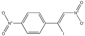 4-Nitro-1-(1-iodo-2-nitro vinyl) benzene 구조식 이미지