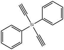 Benzene,1,1'-(diethynylsilylene)bis- Structure