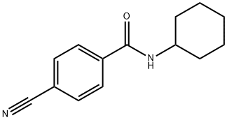 4-cyano-N-cyclohexylbenzamide Structure