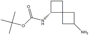 tert-butyl ((1R,4s,6R)-6-aminospiro[3.3]heptan-1-yl)carbamate Structure