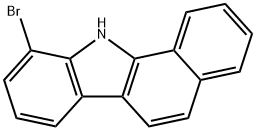 11H-Benzo[a]carbazole, 10-bromo- Structure