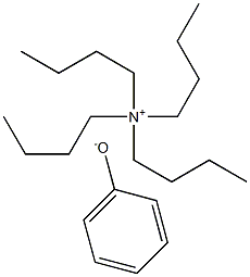 tetra-n-butylammonium phenolate Structure