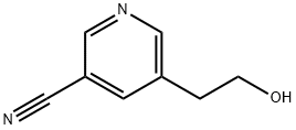 5-(2-Hydroxyethyl)nicotinonitrile 구조식 이미지