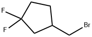 3-(bromomethyl)-1,1-difluorocyclopentane Structure