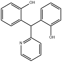 2,2'-(Pyridin-2-ylmethylene)diphenol 구조식 이미지