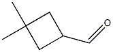 3,3-dimethylcyclobutanecarbaldehyde Structure