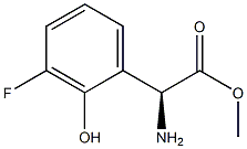 METHYL (2S)-2-AMINO-2-(3-FLUORO-2-HYDROXYPHENYL)ACETATE Structure