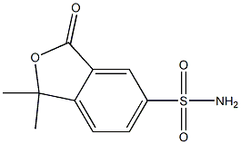 1,1-dimethyl-3-oxo-1,3-dihydro-2-benzofuran-5-sulfonamide Structure