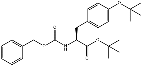 L-Tyrosine, O-(1,1-dimethylethyl)-N-[(phenylmethoxy)carbonyl]-, 1,1-dimethylethyl ester Structure