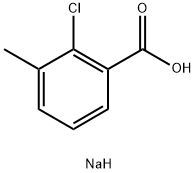 Sodium-2-chloro-3-methylbenzoate Structure