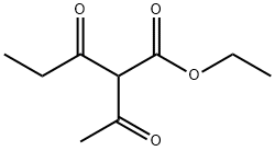 Pentanoic acid, 2-acetyl-3-oxo-, ethyl ester Structure