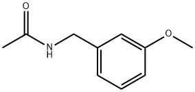 Acetamide, N-[(3-methoxyphenyl)methyl]- 구조식 이미지