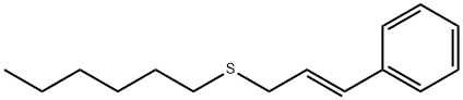 cinnamyl(hexyl)sulfane Structure