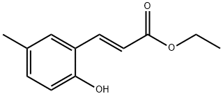 ethyl (E)-3-(2-hydroxy-5-methylphenyl)acrylate Structure