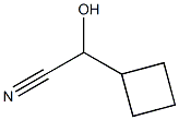 2-cyclobutyl-2-hydroxyacetonitrile Structure