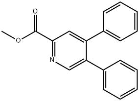 Methyl 4,5-diphenylpyridinecarboxylate 구조식 이미지