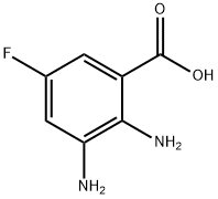 2,3-Diamino-5-fluoro-benzoic acid Structure