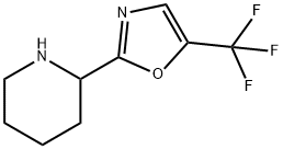 2-[5-(trifluoromethyl)-1,3-oxazol-2-yl]piperidine Structure