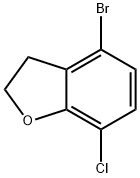4-bromo-7-chloro-2,3-dihydrobenzofuran Structure